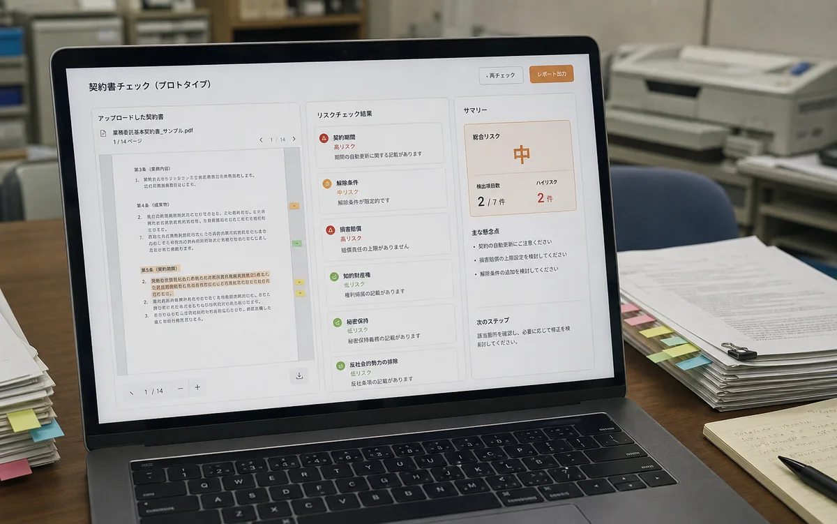 契約書チェック業務の改善案